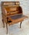 1930s 1930s French Louis XV Style Marquetry Bureau With Brass Mounts For Sale - Image 5 of 11