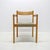 Wonderful set of 1970s side chairs 'Koldinghus' by Hans Wegner (10), with arms, in oak with straps of hemp, stackable,...