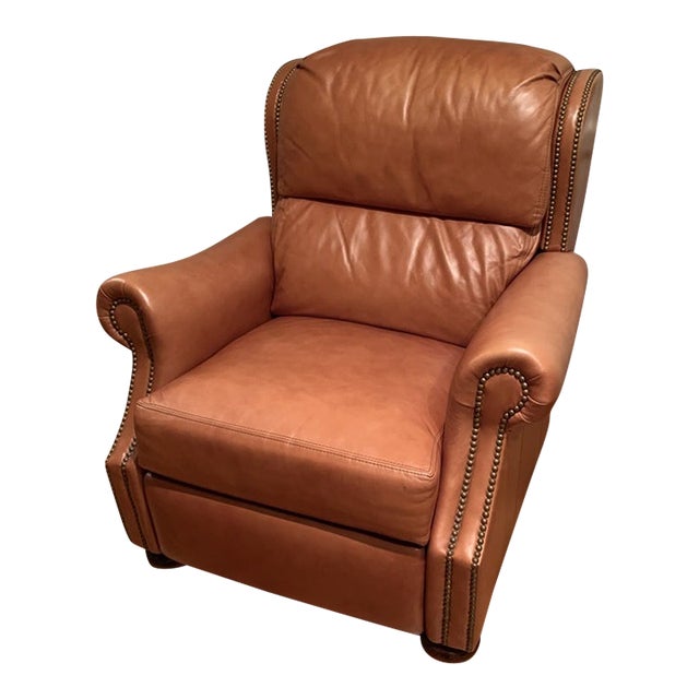Stickley Brown Leather Recliner Chairish