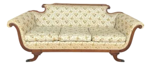 Floral & Fanciful, Duncan Phyfe Style Settee