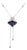 Diamond Sapphire Necklace 1.30 TCW Women Certified For Sale