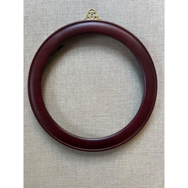 Ceramic Vintage Oriental Porcelain Collector's Plate, Imperial Ching-Te Chen For Sale - Image 7 of 9