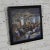Incredible 1940’s American Modernism or Social Realism painting by Colorado artist Herndon Davis depicting an industrial...