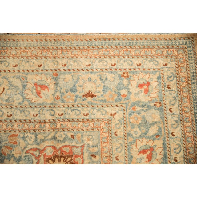 Sand Vintage Distressed Tabriz Carpet - 8'2" x 11'7" For Sale - Image 8 of 10