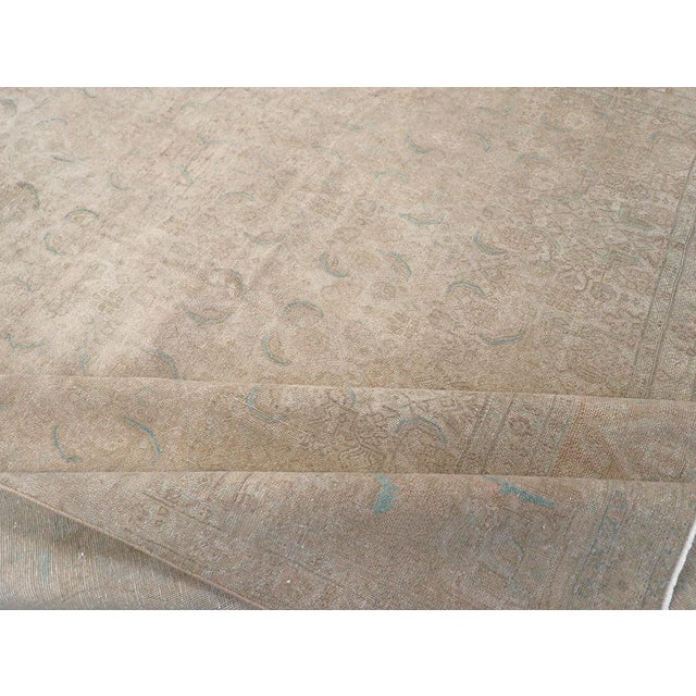 Textile Galerie Shabab Collection Mid-20th Century Persian Mahal Accent Carpet For Sale - Image 7 of 8