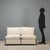 Chair-a-bank' sofa model designed by the renowned designer Mario Bellini for Cassina, dating back to the 1980s. This two-...