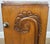 Antique French Art Deco Oak Bedside Table with Marble Top For Sale - Image 4 of 12