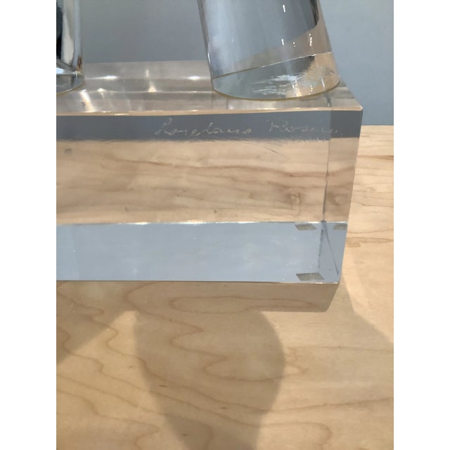 Loredano Rosin Loredano Rosin Murano Glass Sculpture “Two Faces” For Sale - Image 4 of 7