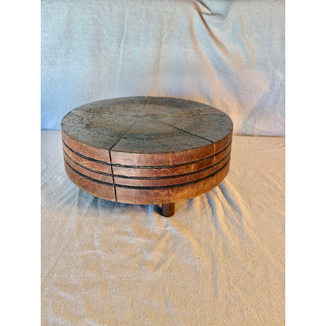 This rare Early 20th Century Tuk-Away Butcher Block was handcrafted from solid wood in the early 1900's. The piece...
