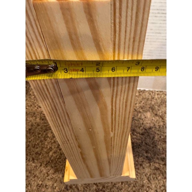 Pair of Decorative Unfinished Wood Corbel Brackets; Modern Colonial Style. Nib For Sale - Image 12 of 12