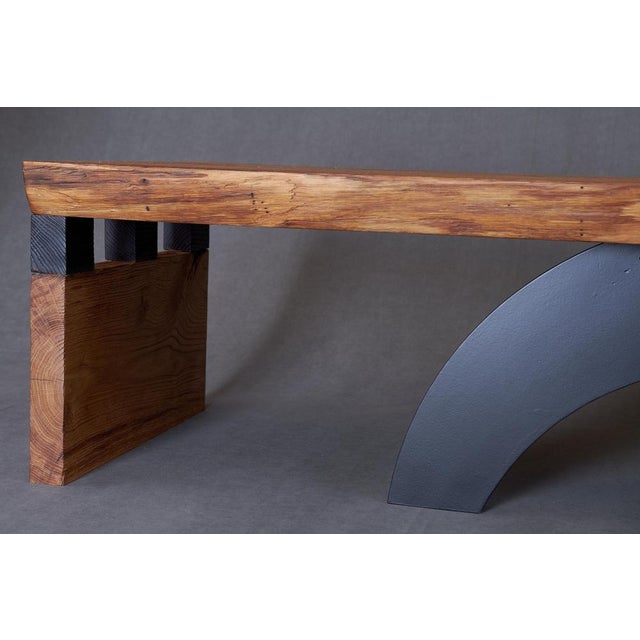 Massive Oak Coffee Table by Logniture For Sale - Image 13 of 18