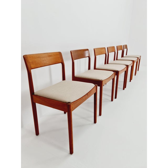 Danish Teak Dining Chairs from Johannes Norgaard, 1960s, Set of 6 For Sale - Image 4 of 18