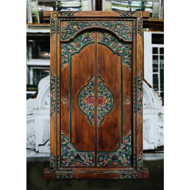 Doors Carved With Painted and Gilt Detail For Sale - Image 10 of 13