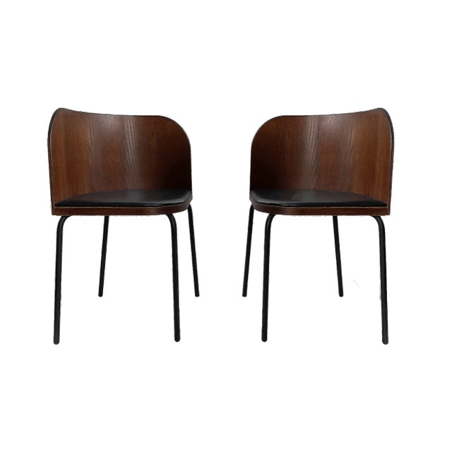 Late 20th Century Vintage Studio Hand Made Chairs - Set of 4 For Sale - Image 5 of 6