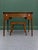 Mid-century Drexel Profile walnut vanity and matching stool by John Van Koert. It showcases the collection's signature...