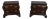 Pair Century Bombe Base Mahogany Nightstands For Sale