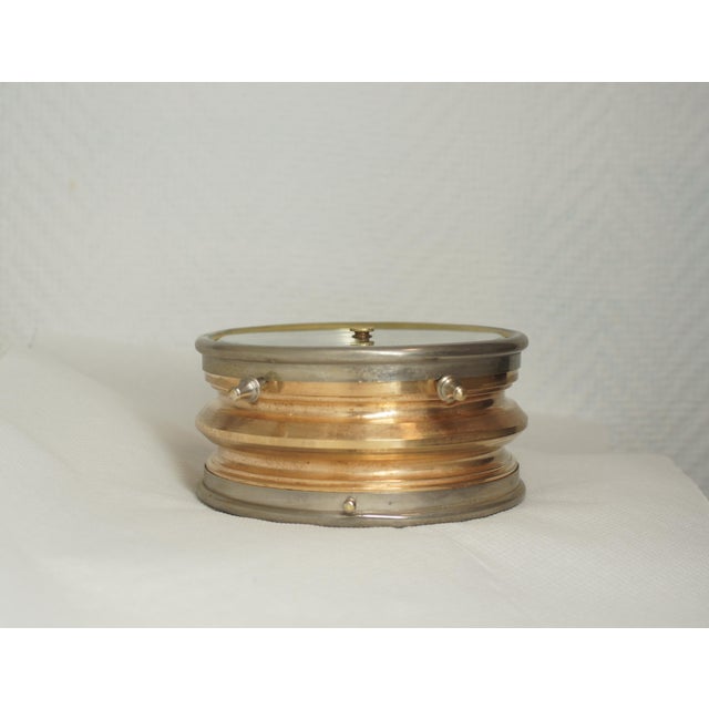 19th-20th Century German Desktop Tabletop Aneroid Barometer With an Open Dial For Sale - Image 4 of 6