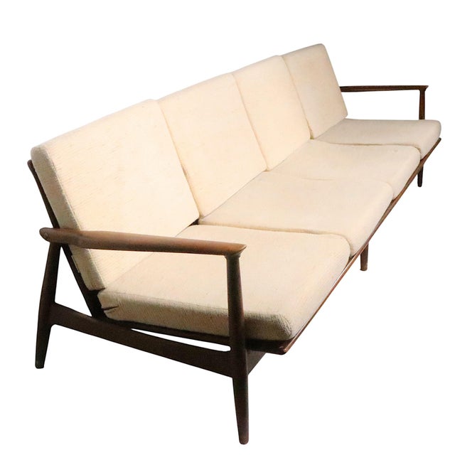 Large Mid Century Danish Modern Style Sofa For Sale - Image 16 of 17