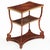 Traditional A Pair of Regency Style Rosewood, Leather and Bronze Mounted Three-Tier End Tables, C. 1900. Argentina. For Sale - Image 3 of 7