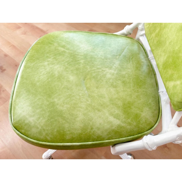 Metal 1950s Phyllis Morris Vintage Bamboo Chair For Sale - Image 7 of 11