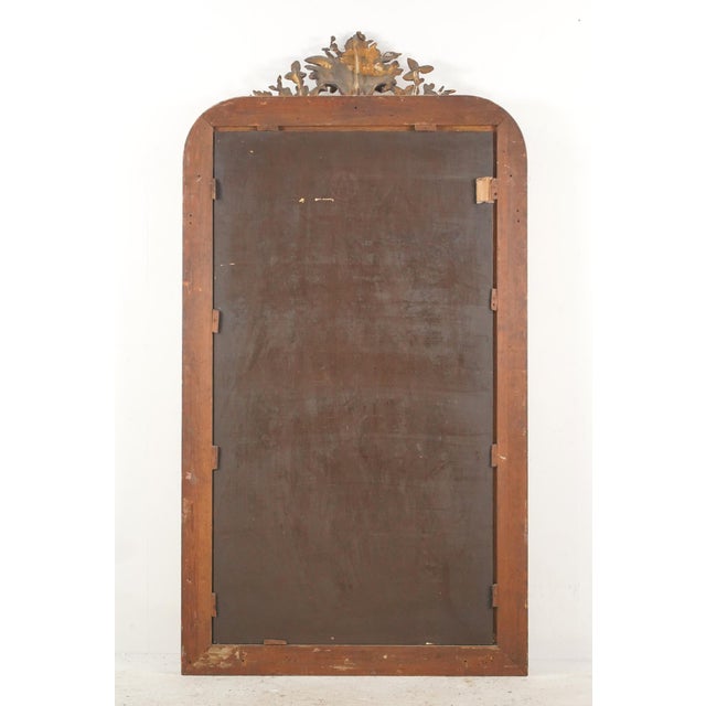 Antique European Louis Philippe Foliate Urn Wall Mirror For Sale - Image 10 of 12