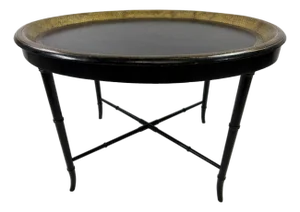 Late 19 Century Regency Style Papier-Mâché Tray Table