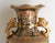 Vintage Royal Satsuma-Style 24" Porcelain Floor Vase – Gold Gilt & Dragon Handles For Sale - Image 10 of 18