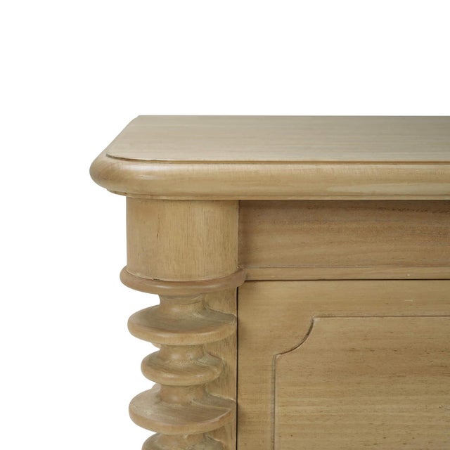 Spool-Turned Two-Drawer Nightstand For Sale - Image 9 of 13