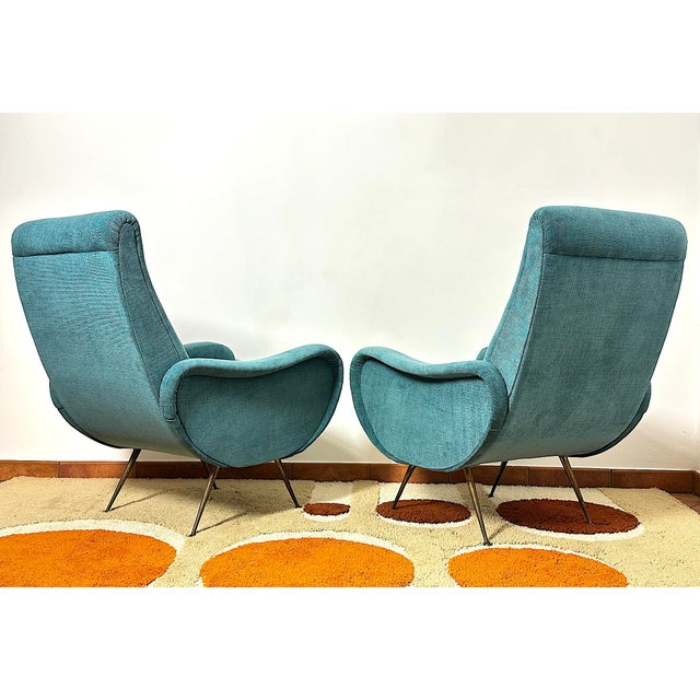 Vintage Lady Lounge Chairs attributed to Marco Zanuso, Italy, 1950s, Set of 2 For Sale - Image 6 of 14