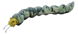 Óscar Aldonza Torres, Elongated Segmented Organic Form Sculpture, 2026, Ceramic