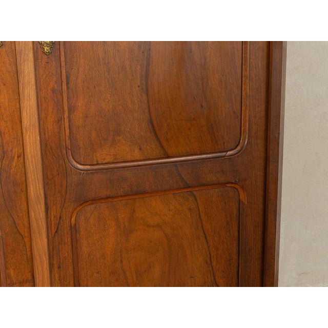 Antique Two-Door Cabinet with Carvings For Sale - Image 6 of 8