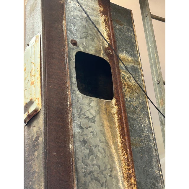 Industrial Vintage Fragment From Retro Cafe Neon Sign For Sale - Image 9 of 13