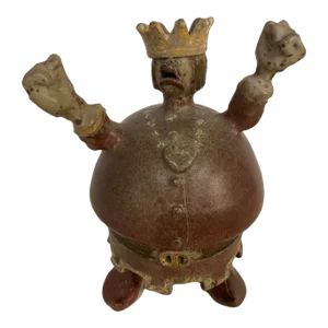 Vintage Hand Made King of Hearts Sculpture