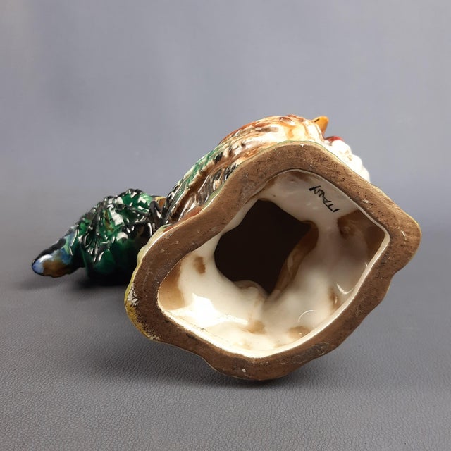 Multicolored Ceramic Rooster, Italy, 1970s For Sale - Image 11 of 18