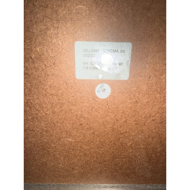Large Williams Sonoma Home Heavy Chrome Framed Wall Mirror (May 2022) For Sale In New York - Image 6 of 6