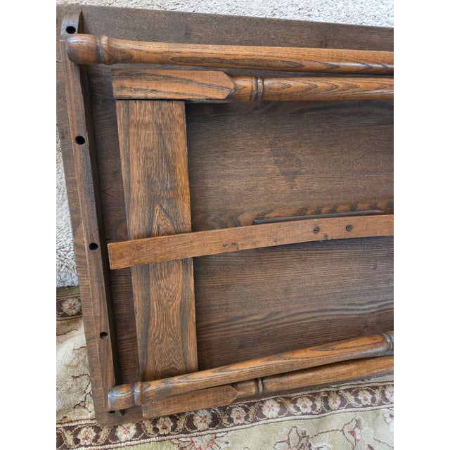 Antique Wood Folding Table For Sale - Image 15 of 16