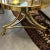 1960s Italian 2 Tier Round Brass and Glass Side Tables a Pair For Sale - Image 4 of 12