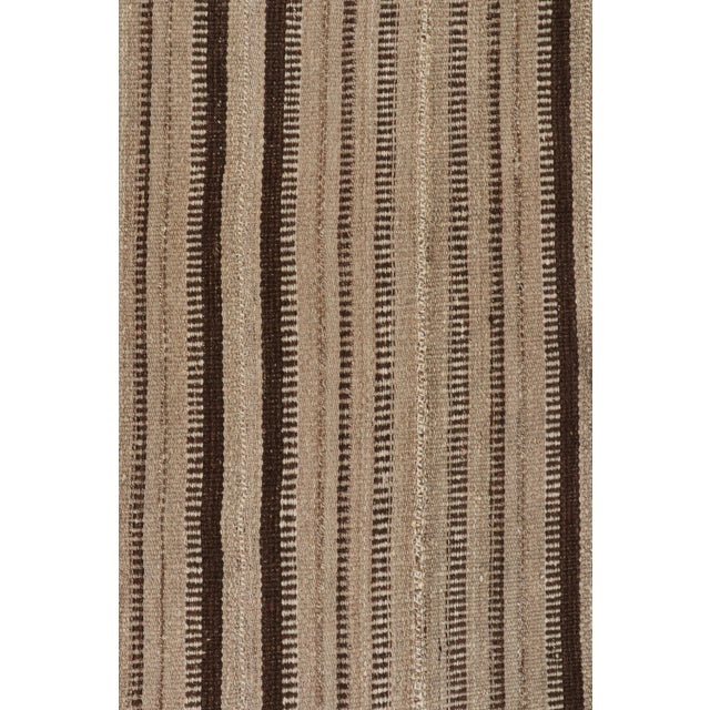 This vintage 8x9 Persian kilim is handwoven in wool, and is believed to originate from Kurdistan circa 1950-1960. On the...