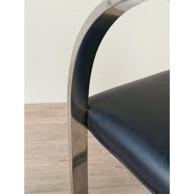 Flat Bar Brno Chairs by Ludwig Mies Van Der Rohe for Knoll, a Pair For Sale - Image 12 of 12