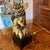 Yellow Foo Dog Sculpture Lamp For Sale - Image 6 of 14