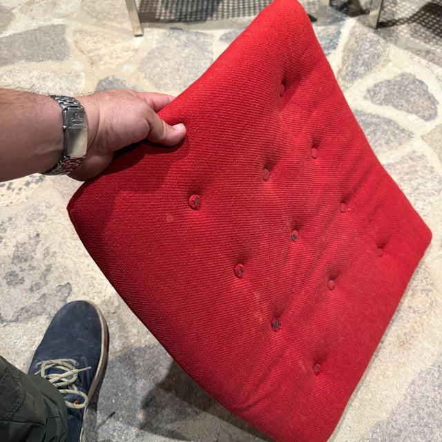 For your consideration, a pair of armchairs attributed to Milo Baughman.Mid-Century Modern chrome and cane armchairs. The...