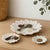 Elevate your home sanctuary with the serene beauty of our Hand Carved Stone White Marble Lotus Catchall Dish Set of 3....