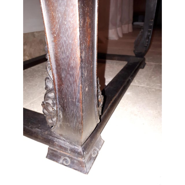 19th Century Wooden Armchair For Sale - Image 9 of 11