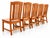 Walnut Live Edge Dining Table and Chairs For Sale - Image 4 of 7