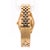 1980s Vintage Rolex Op Date 34mm 14k Gold Champagne Dial Watch For Sale - Image 5 of 13