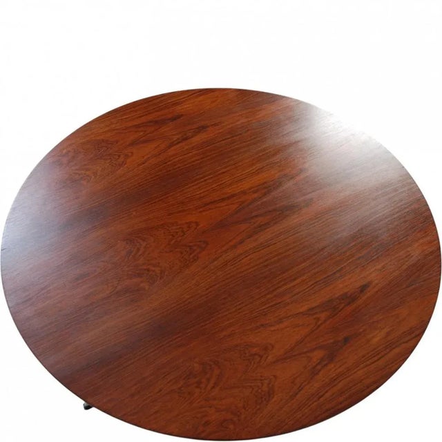 Circular Coffee Table in Rosewood by Arne Jacobsen, 1960s For Sale - Image 3 of 18