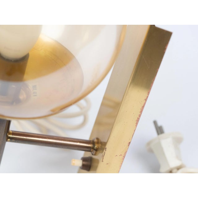 Gold Danish Wall Lamps by Svend Mejlstrom, 1960s, Set of 2 For Sale - Image 8 of 10