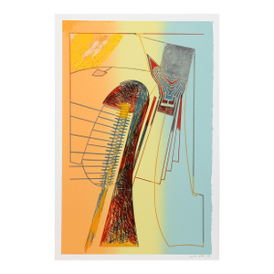 Fall for It Ii, Signed and Numbered Abstract Screenprint by William Schwedler