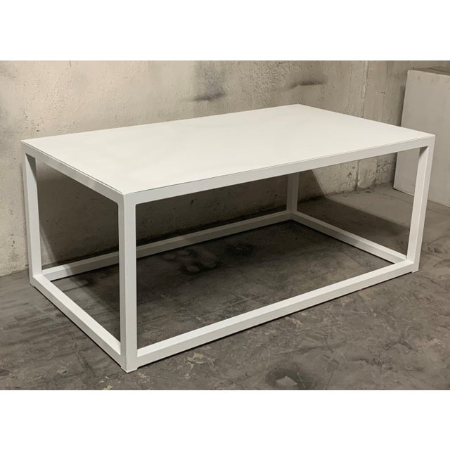New Modern Iron Rectangular Table, Indoor or Outdoor For Sale - Image 10 of 18