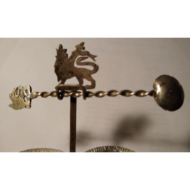 Vintage Silver Lion of Judah Salt and Pepper Holders For Sale In Houston - Image 6 of 9